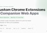develop custom chrome extension with ai integration